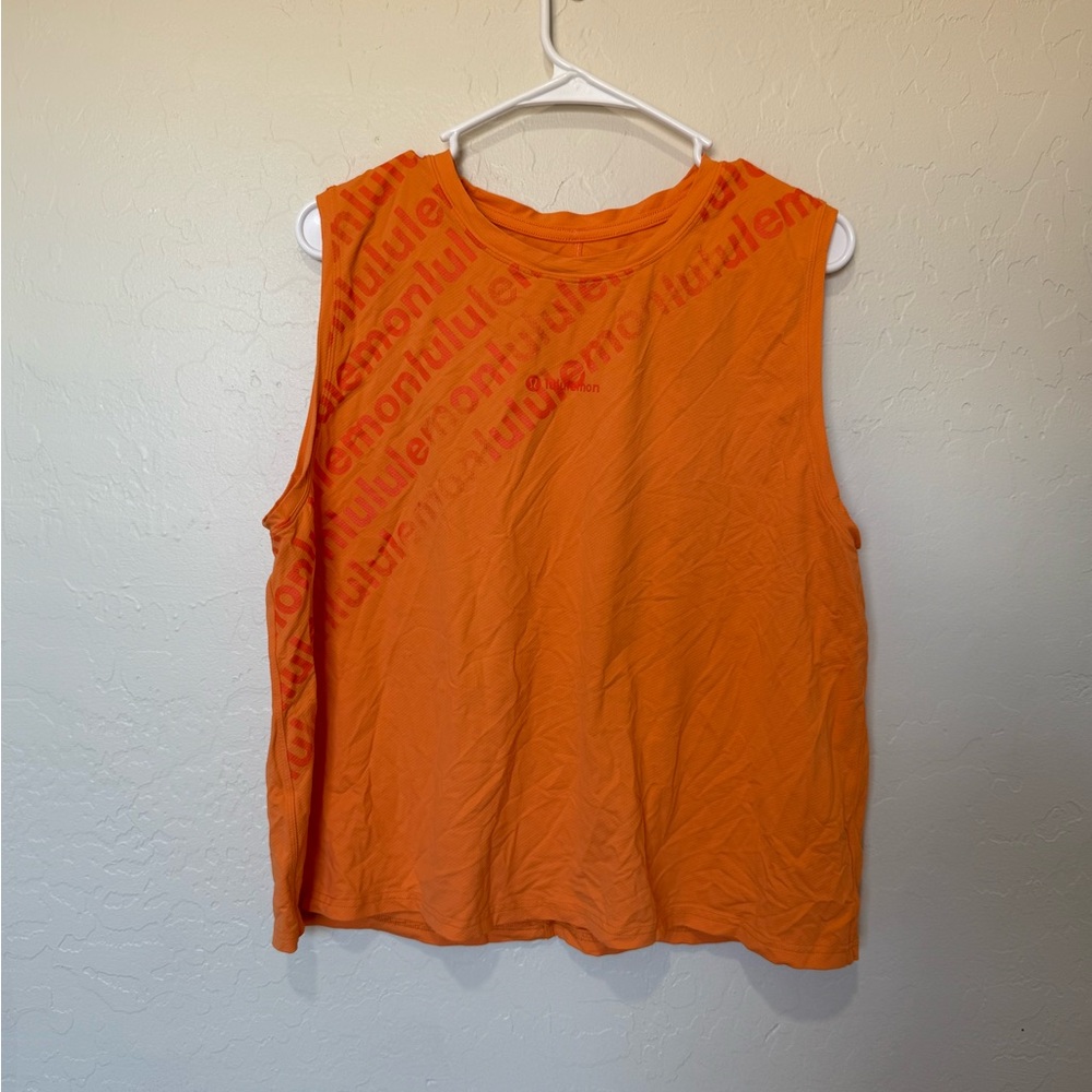 Lululemon Athletica Vibrant Orange Tank